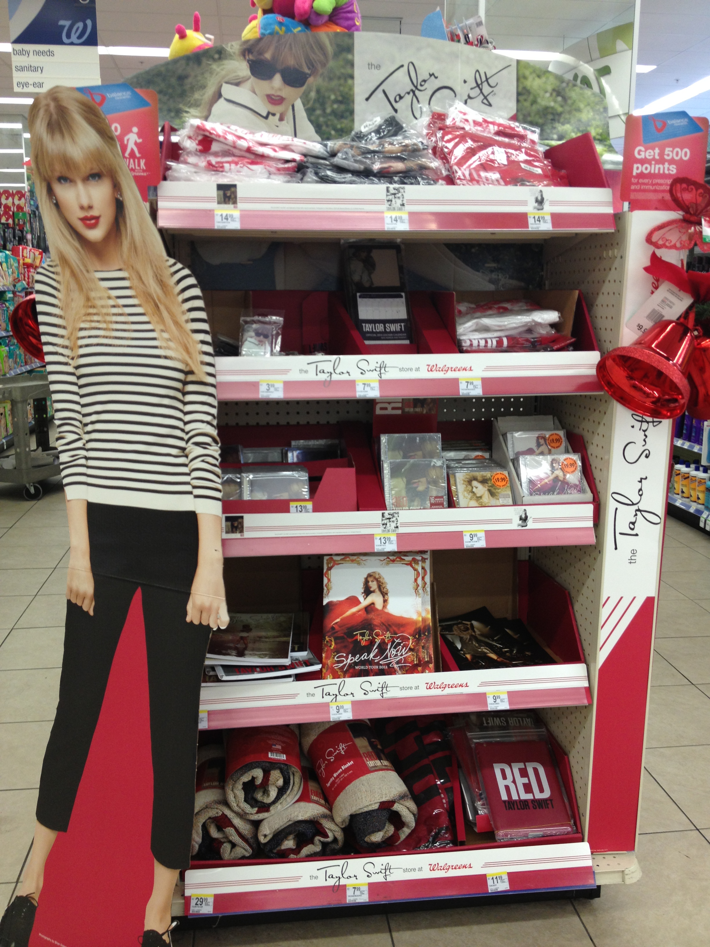 Taylor Swift Merchandise Exclusively at Walgreens | dtlalifestyle